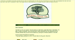 Desktop Screenshot of picklesandolives.com