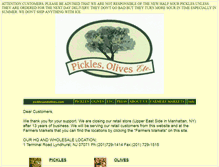 Tablet Screenshot of picklesandolives.com